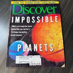 Discover Magazine September 1997 Impossible Planets Science World Issue‎